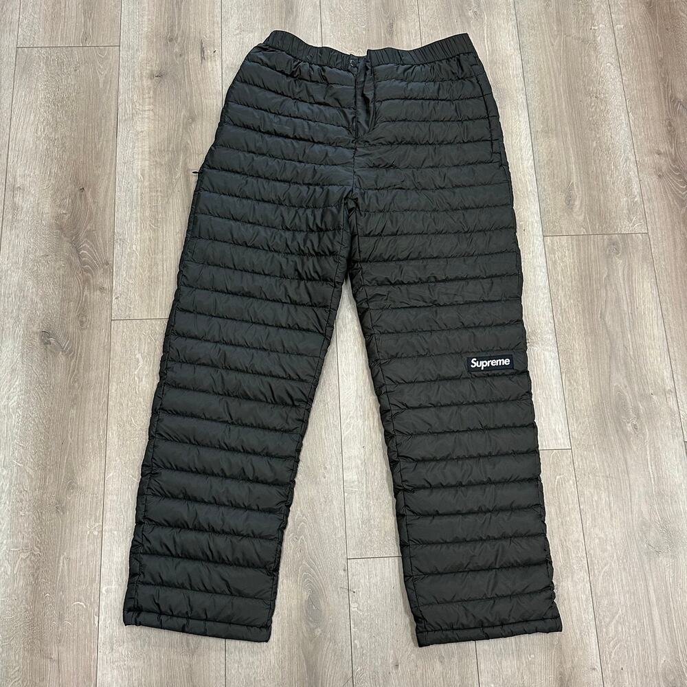 Supreme Micro Down Snow Ski Pants Black size XL B29